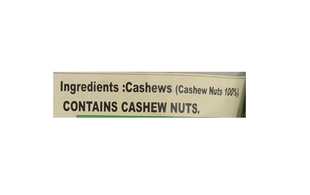 Delis W240 Grade Plain Cashews    Pack  250 grams